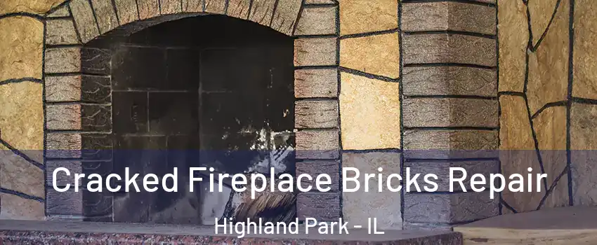  Cracked Fireplace Bricks Repair Highland Park - IL