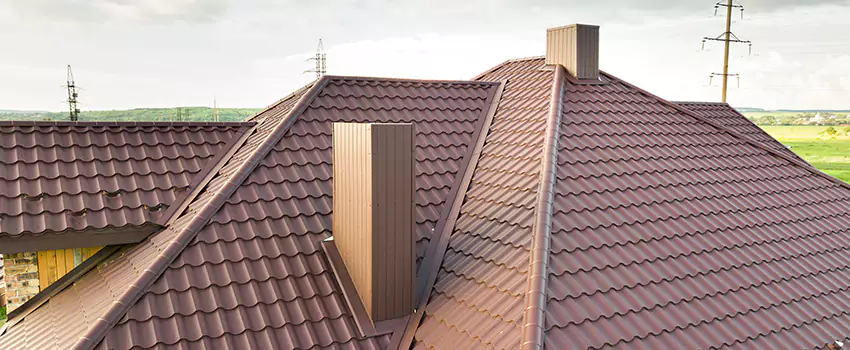 Residential Chimney Flashing Restoration in Highland Park, IL
