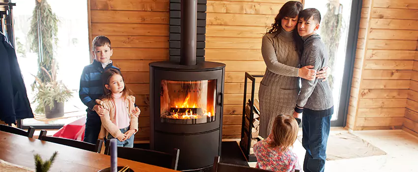 Morso Cast Iron Fireplace Insert Installation in Highland Park, Illinois