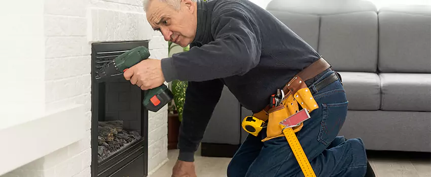 New Indoor Fireplace Installation in Highland Park, Illinois