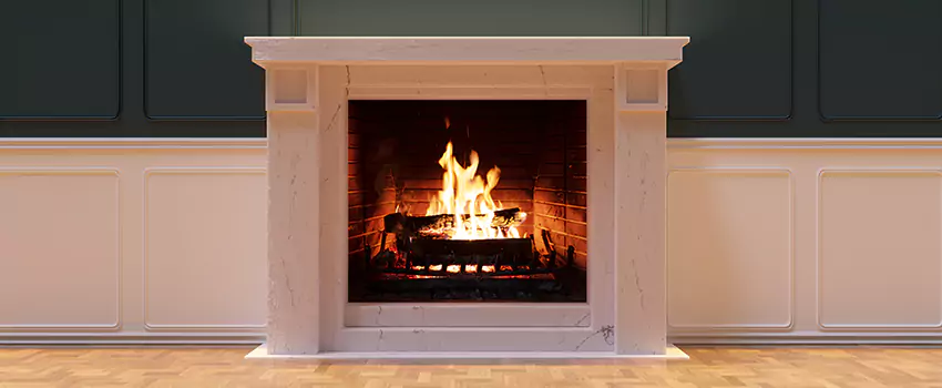 Open Flame Wood-Burning Fireplace Installation Services in Highland Park, Illinois
