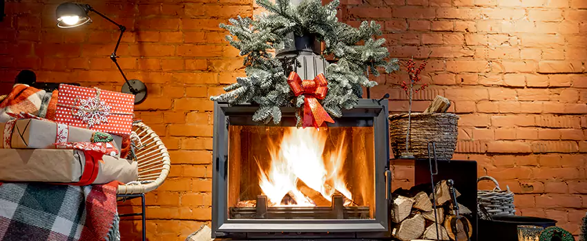 Travis Industries Linear Gas Fireplace Installation in Highland Park, Illinois