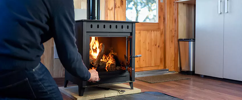 Open Hearth Wood Fireplace Installation in Highland Park, IL
