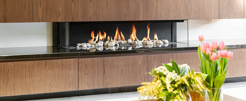 Double-height Fireplace Design Refurbishment in Highland Park, Illinois